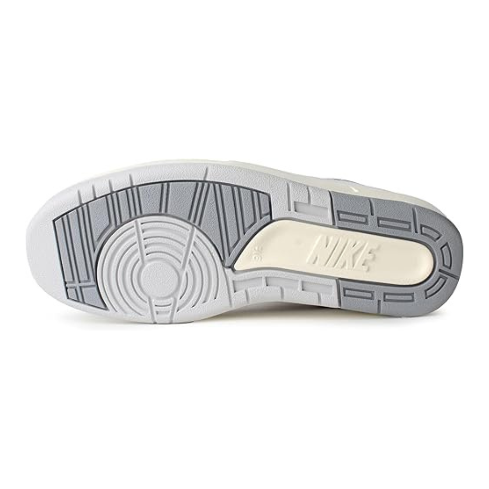 Retro Low Air Jordan 2 - White, Cement Grey, Sanddrift, Neutral Grey, Sail by Nike