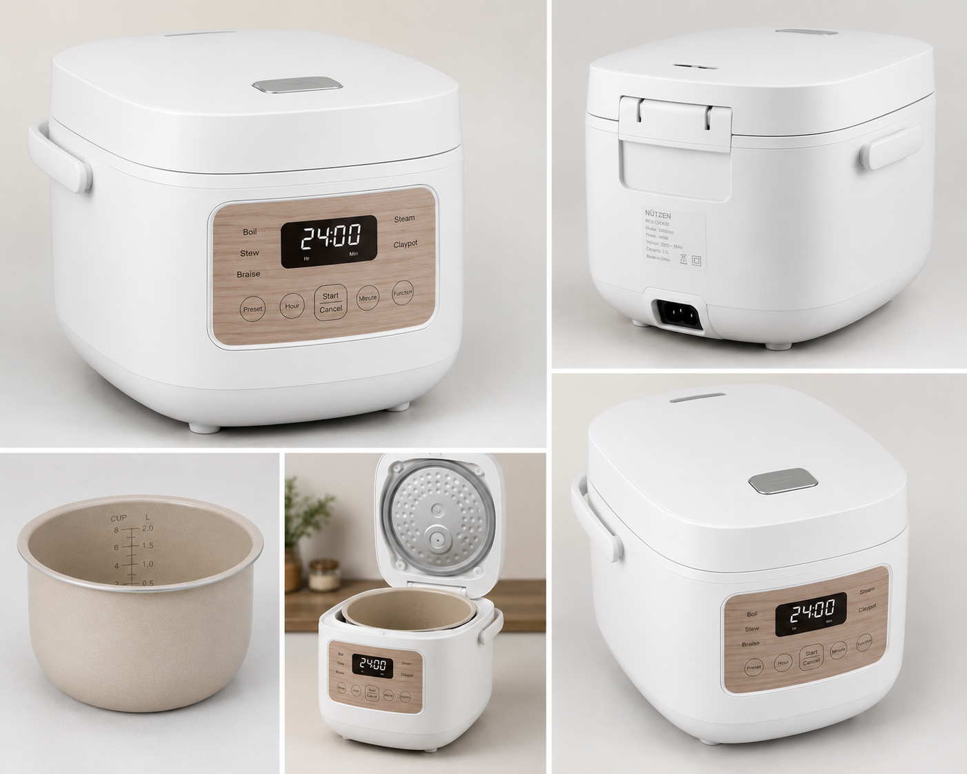 Nutzen NCK-20 2.0L Ceramic Rice Cooker