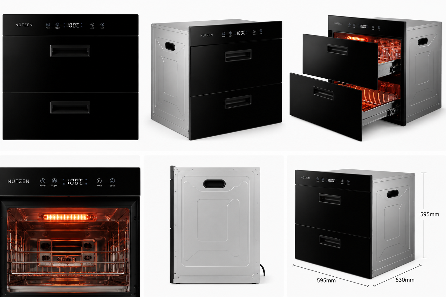 Nutzen NDS-100B Built-in Disinfection Cabinet
