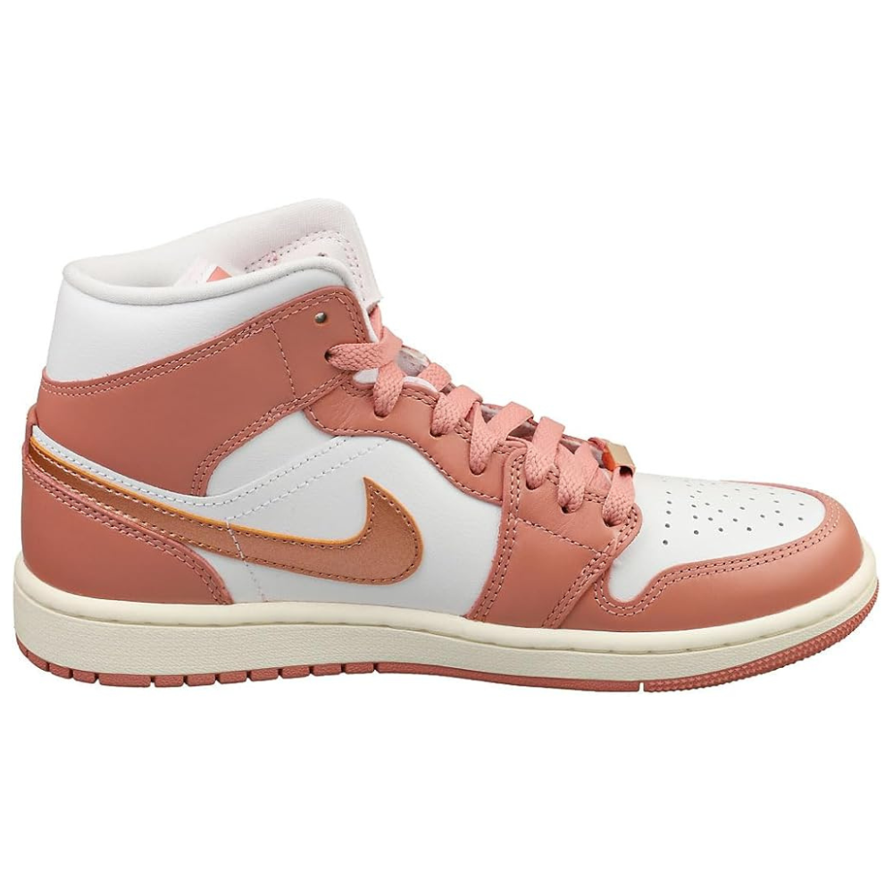 Nike Air Jordan 1 Mid, Red Stardust/Metallic Copper