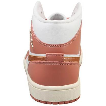 Nike Air Jordan 1 Mid, Red Stardust/Metallic Copper