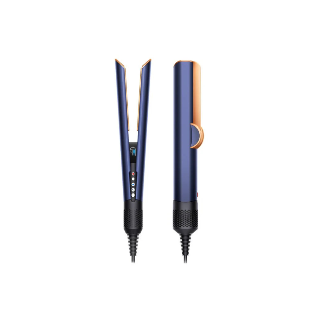 Dyson Airstrait dryer and straightener (Prussian Blue/Rich Copper)