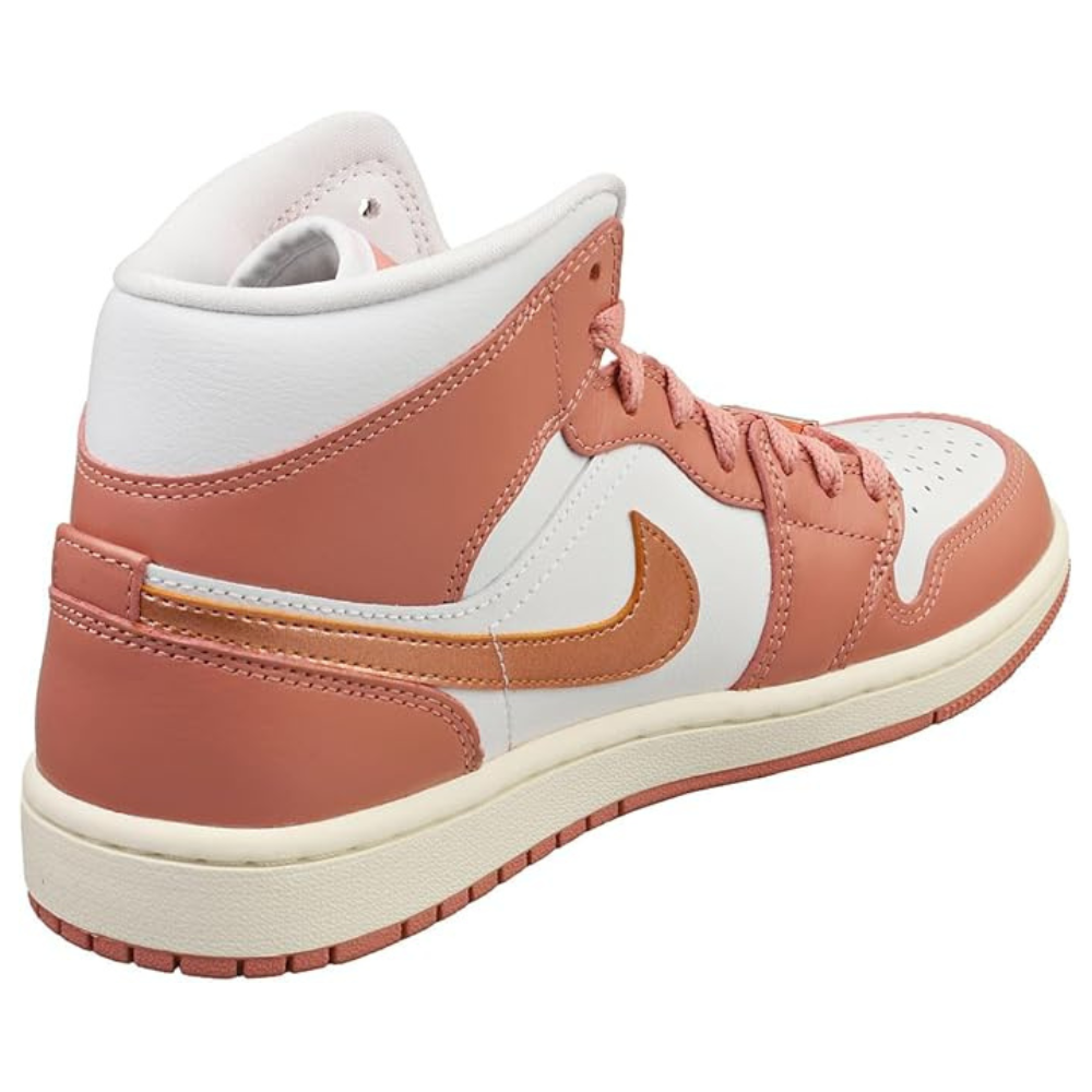 Nike Air Jordan 1 Mid, Red Stardust/Metallic Copper
