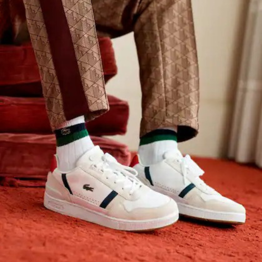 Men's T-Clip Leather Sneakers