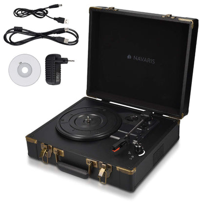 Navaris Retro Record Player