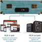 M433 Vinyl Record Player Bluetooth Suitcase Turntable