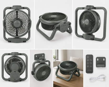 Nutzen D-10 10-inch DC Air Circulator