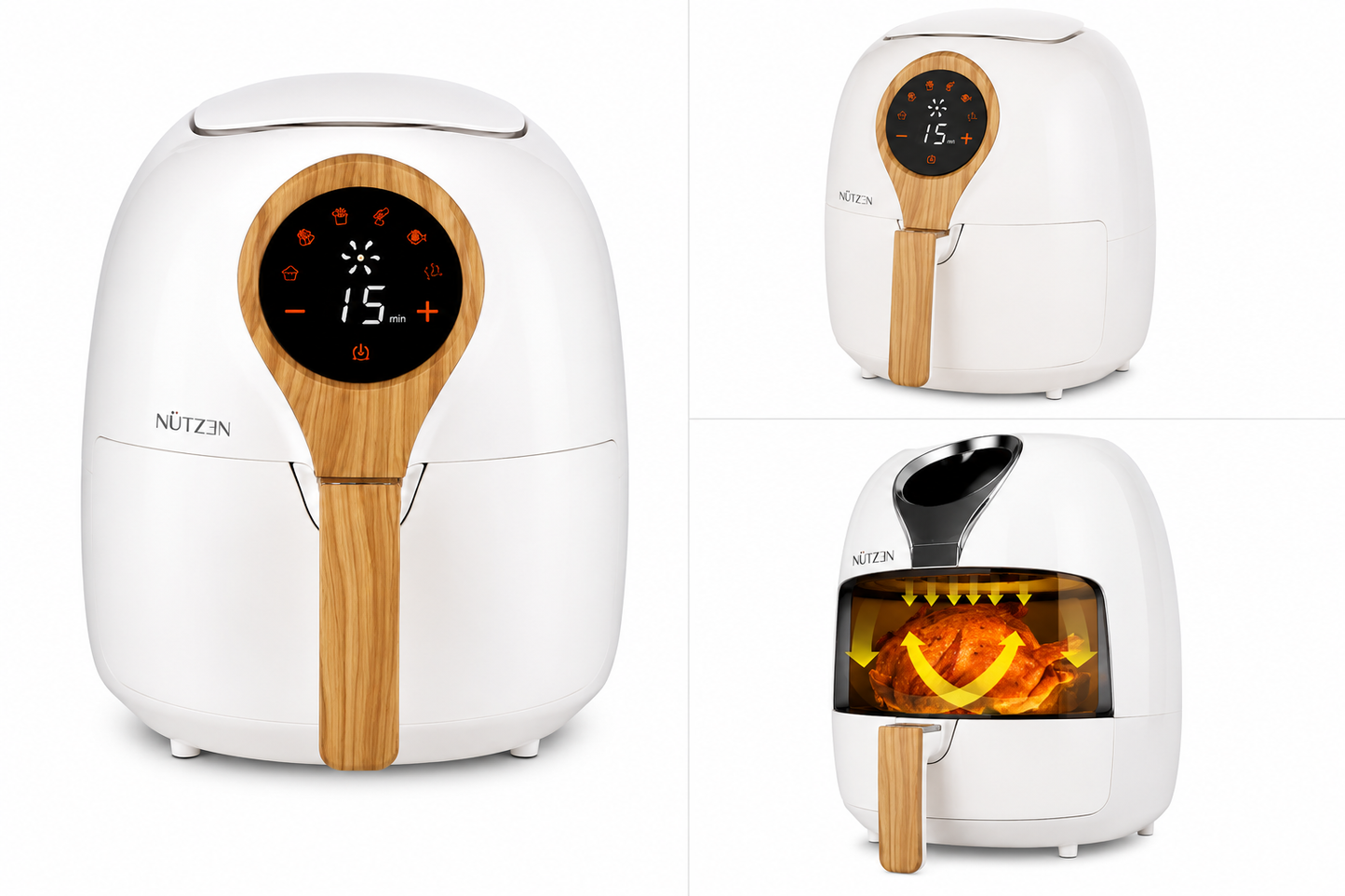 Nutzen NAF-38W Health Air Fryer