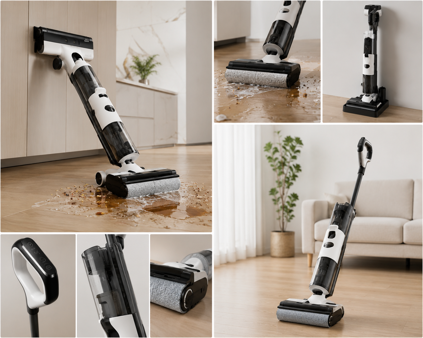 Nutzen NWVC-12 Cordless Wet & Dry Vacuum Mop